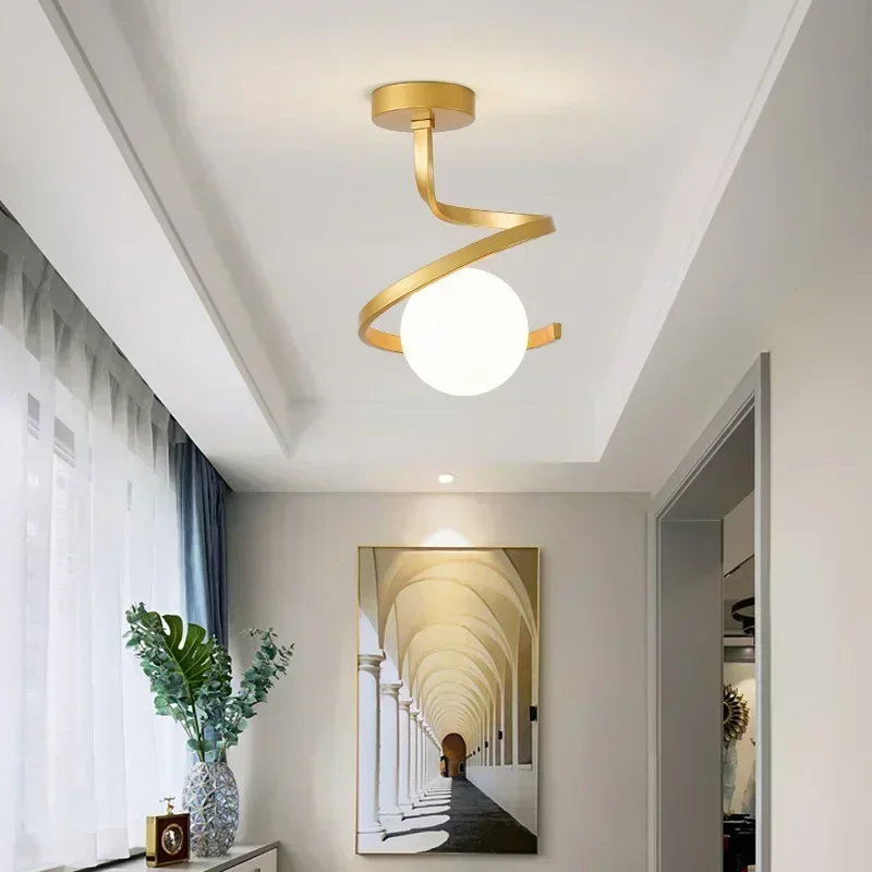 Modern Led Ceiling Light Glass Ball for Bedroom Living Room Aisle Porch Indoor Luster Chandelier Decor Lighting Fixture
Modern Led Ceiling Light Glass Ball for Bedroom Living Room Aisle Porch Indoor Luster Chandelier Decor Lighting Fixture