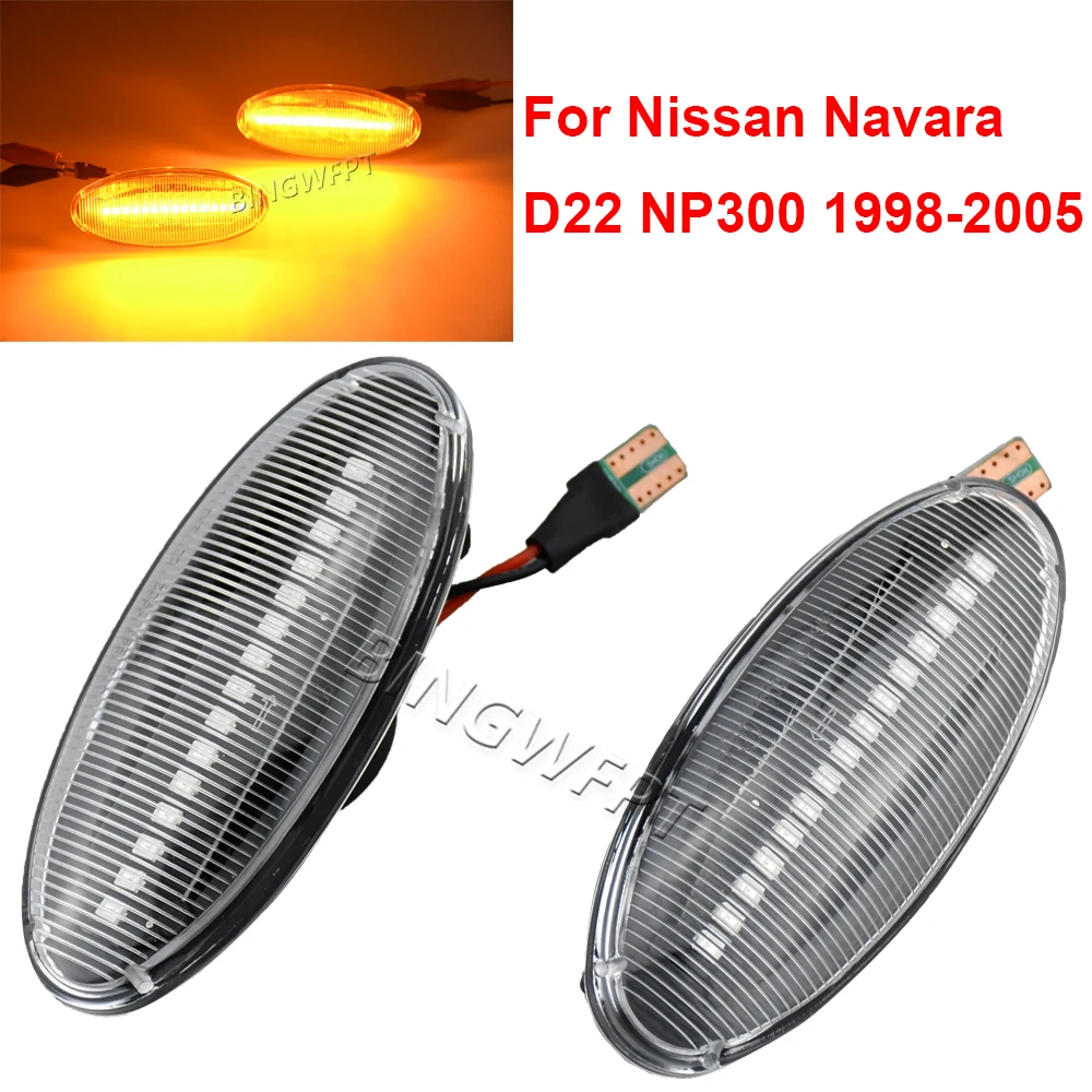 Dynamic Side Repeater Lamp Turn Signal Light For Nissan Navara D22 NP300 1998-2005 Datsun Frontier Fiera PickUp Terrano Skystar
Dynamic Side Repeater Lamp Turn Signal Light For Nissan Navara D22 NP300 1998-2005 Datsun Frontier Fiera PickUp Terrano Skystar
