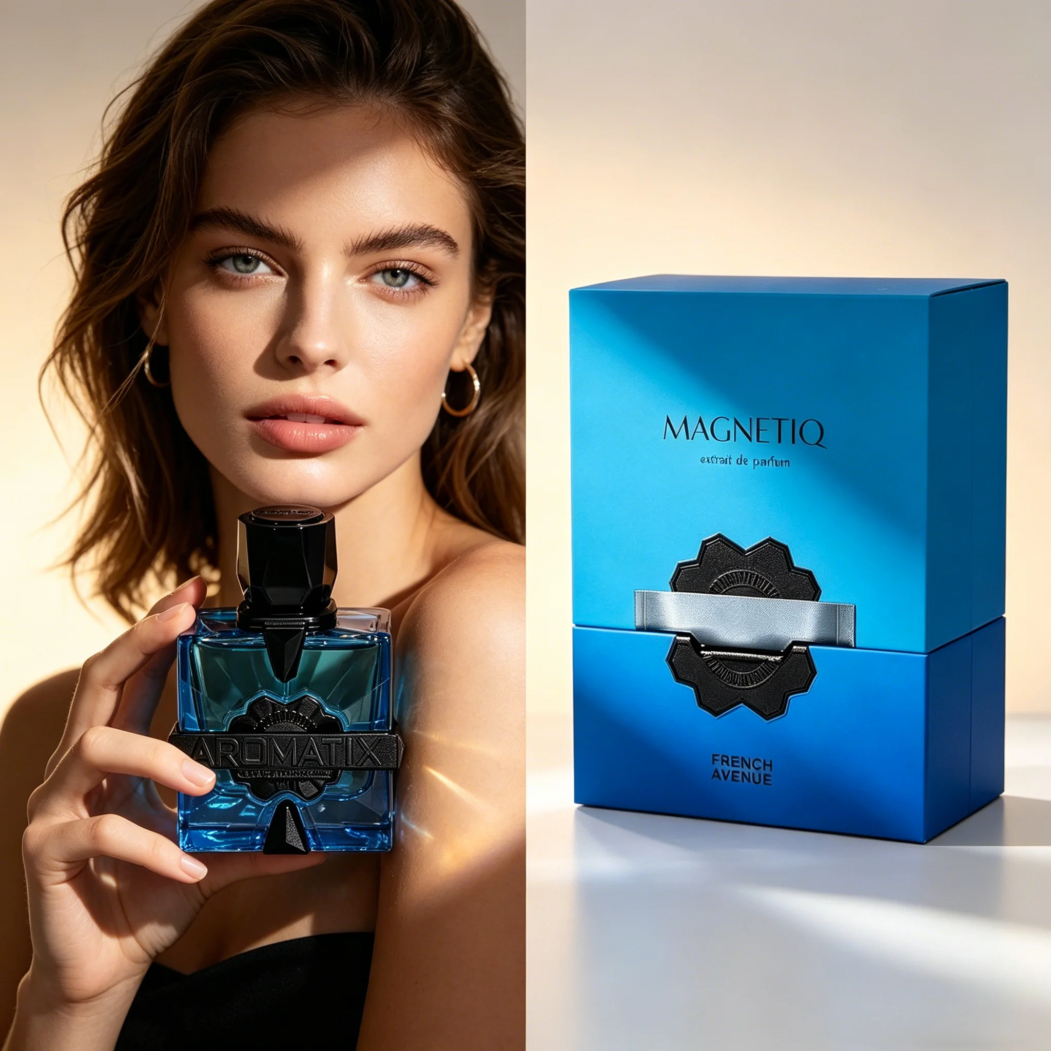 French Avenue Magnetiq Eau de Parfum, Master-Crafted Woody Fragrance, 100ml Unisex Perfume for Men & Women
French Avenue Magnetiq Eau de Parfum, Master-Crafted Woody Fragrance, 100ml Unisex Perfume for Men & Women