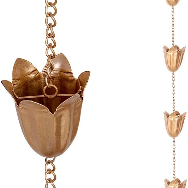 Garden Metal Rain Chain Hanging Outdoor Decorative Best Quality Rain Chain
Garden Metal Rain Chain Hanging Outdoor Decorative Best Quality Rain Chain