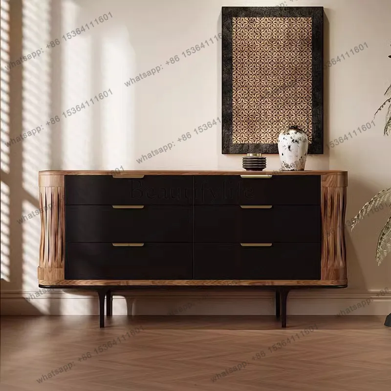 Medieval style solid wood six-bucket storage cabinet villa living room with drawer storage cabinet
Medieval style solid wood six-bucket storage cabinet villa living room with drawer storage cabinet
