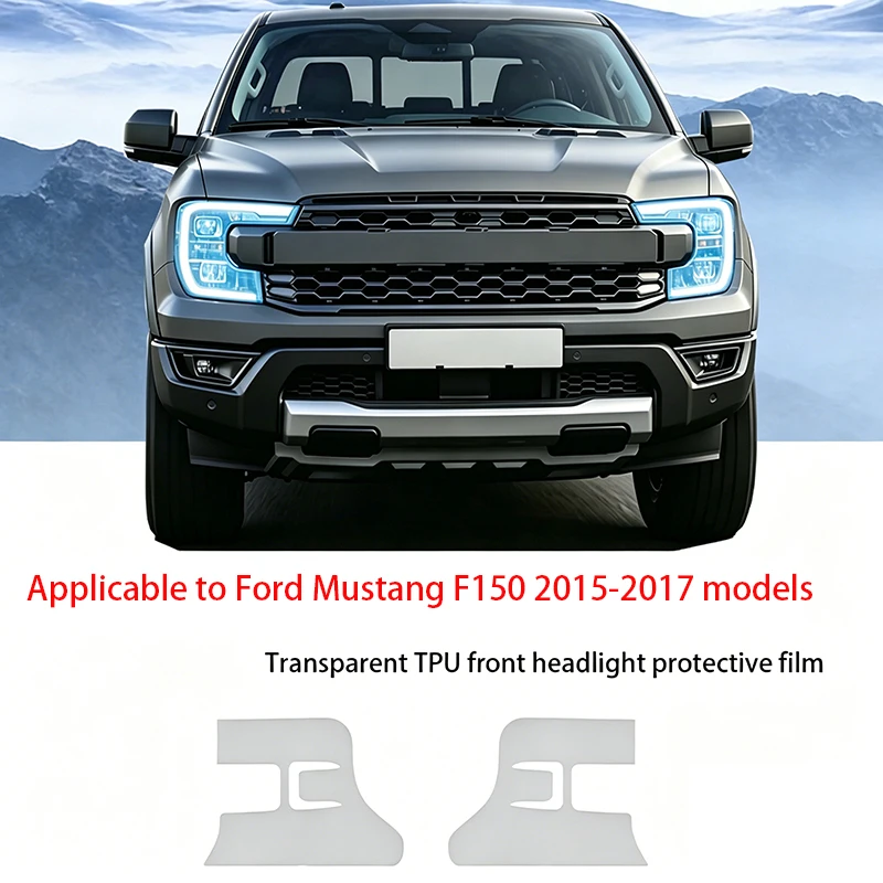 Fit For Ford Mustang F150 2015-2017 Transparent Smoked Black TPU Headlight Film Pre Cut Anti Scratch Full Coverage Protective Vi
Fit For Ford Mustang F150 2015-2017 Transparent Smoked Black TPU Headlight Film Pre Cut Anti Scratch Full Coverage Protective Vi