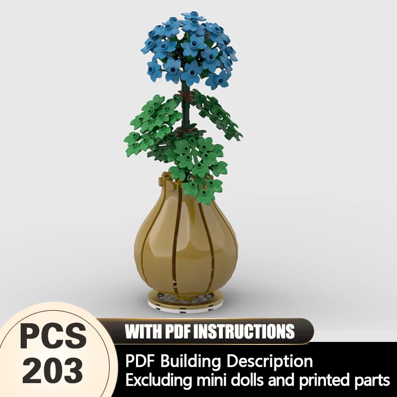 Creators Plant Series Model MOC Building Bricks Hydrangea Flower Modular Technology Gifts Holiday Assemble Children Toys Suit
Creators Plant Series Model MOC Building Bricks Hydrangea Flower Modular Technology Gifts Holiday Assemble Children Toys Suit