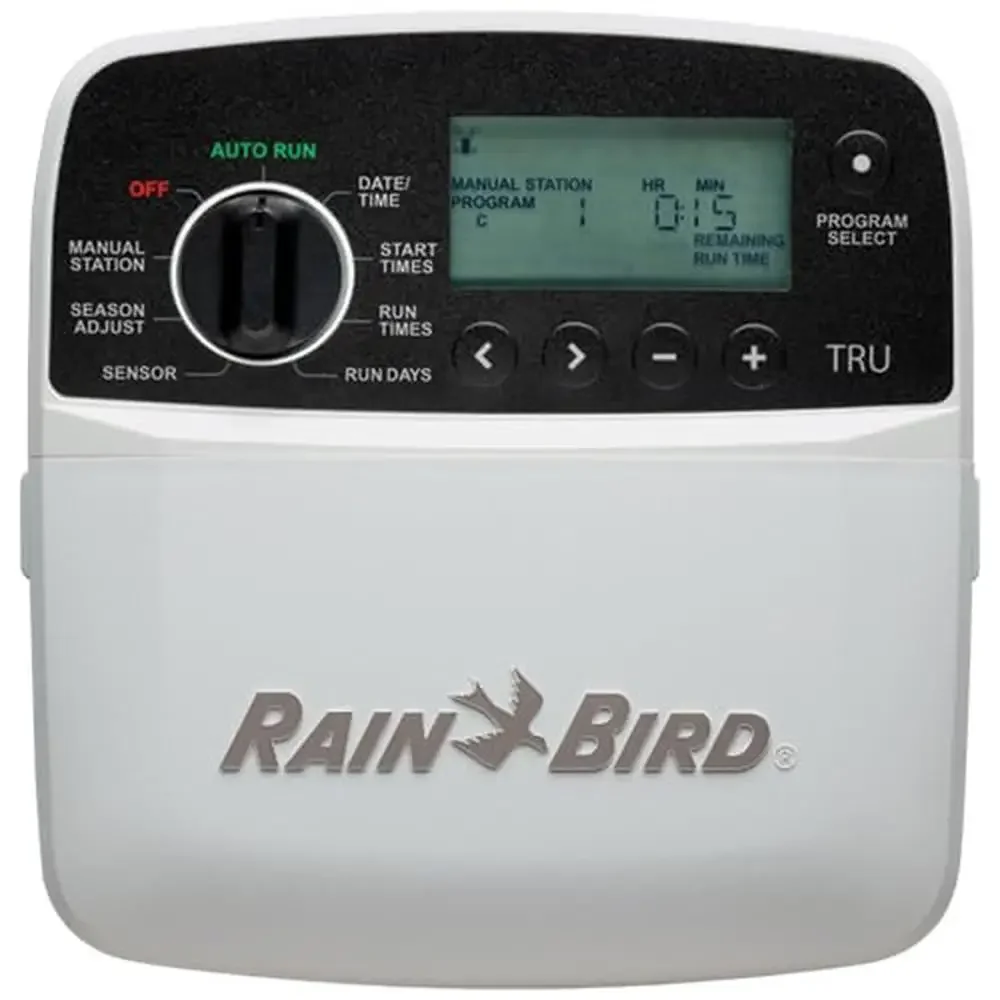 6-Zone WiFi Program-Based Indoor Irrigation Controller/Timer LCD Display Flexible Schedules Rain Delay & Customizable Settings
6-Zone WiFi Program-Based Indoor Irrigation Controller/Timer LCD Display Flexible Schedules Rain Delay & Customizable Settings