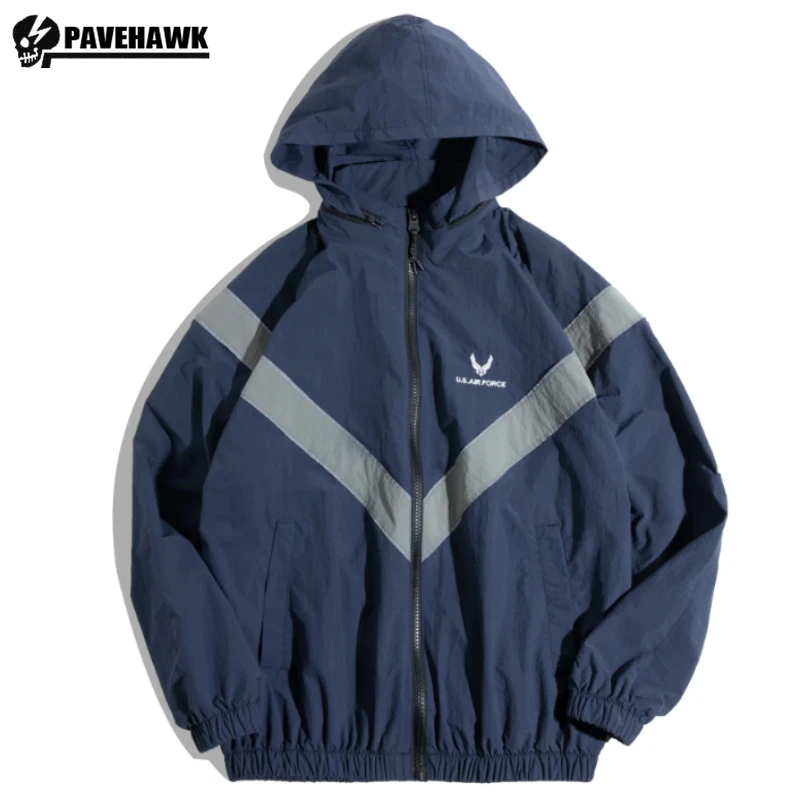 Bomber Vintage Hooded Jacket Mens Spring Sports Quick Drying Flight Cargo Coat Outdoor Training Loose Male Windbreaker Tops Thin
Bomber Vintage Hooded Jacket Mens Spring Sports Quick Drying Flight Cargo Coat Outdoor Training Loose Male Windbreaker Tops Thin
