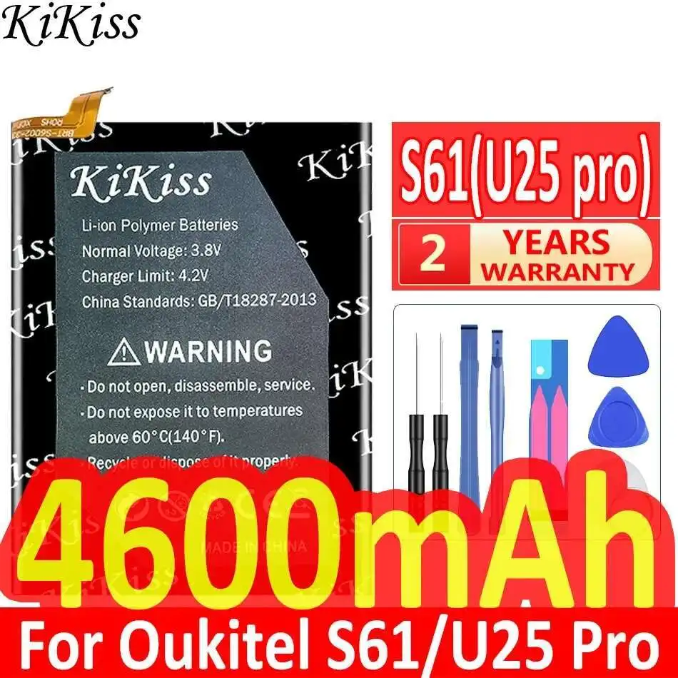 Для Oukitel U25 Pro S61 U25 долговечный высокоэффективный аккумулятор для мобильного телефона емкостью 4600 мАч
Для Oukitel U25 Pro S61 U25 долговечный высокоэффективный аккумулятор для мобильного телефона емкостью 4600 мАч