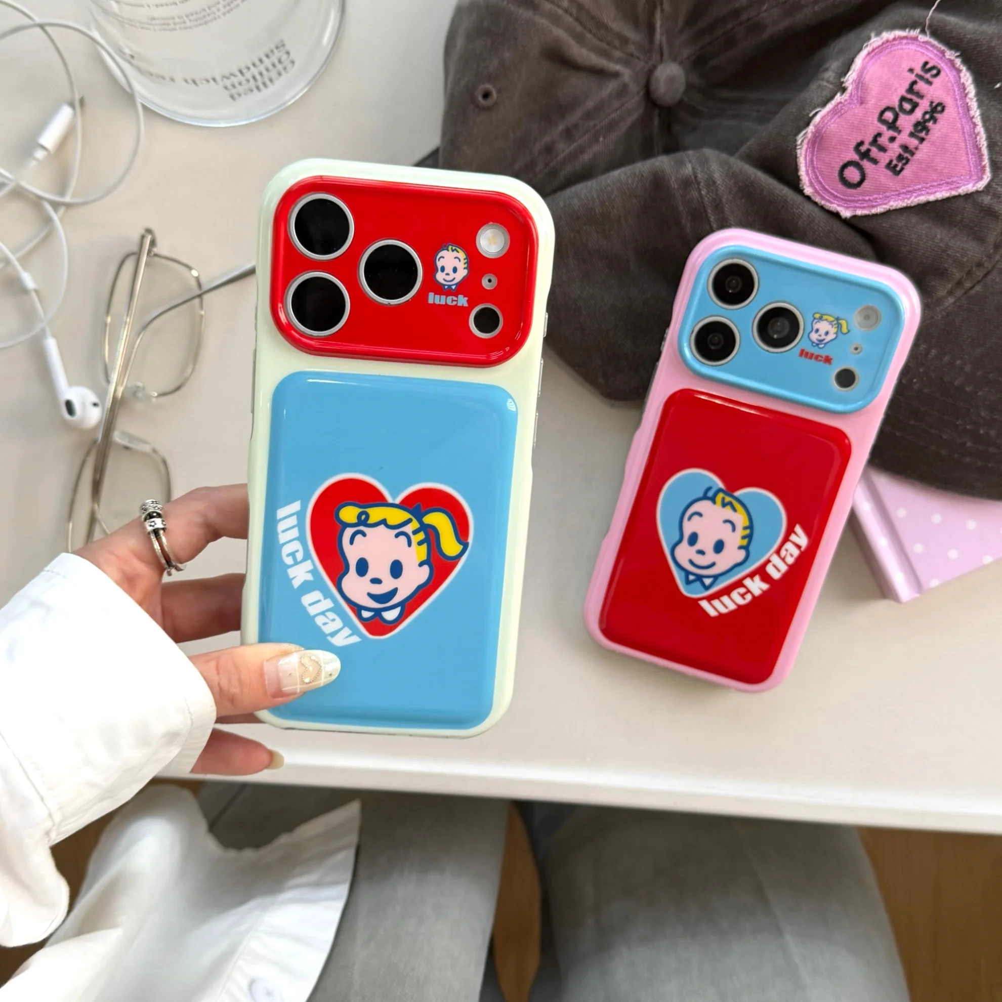 Fashion Cute Cartoon Boy Girl Phone Case For iPhone 17 Pro 16 15 Pro Max Protective Cover Shockproof Cases For Apple 16 Pro Max
Fashion Cute Cartoon Boy Girl Phone Case For iPhone 17 Pro 16 15 Pro Max Protective Cover Shockproof Cases For Apple 16 Pro Max