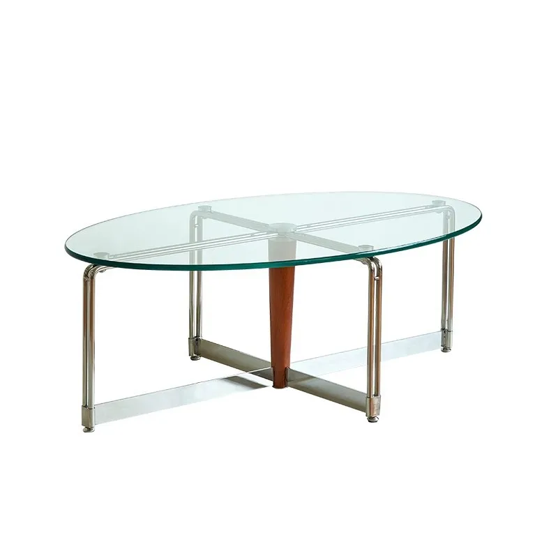 Nordic retro coffee table oval living room 2025 household stainless steel glass extremely simple modern small apartment
Nordic retro coffee table oval living room 2025 household stainless steel glass extremely simple modern small apartment