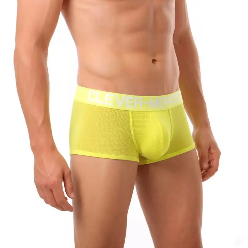 Men Boxers Underwear Mesh Breathable Boxer Breifs Fluorescent Wide Waistband Boxershorts Pouch Bluge Comfortable Panties
Men Boxers Underwear Mesh Breathable Boxer Breifs Fluorescent Wide Waistband Boxershorts Pouch Bluge Comfortable Panties