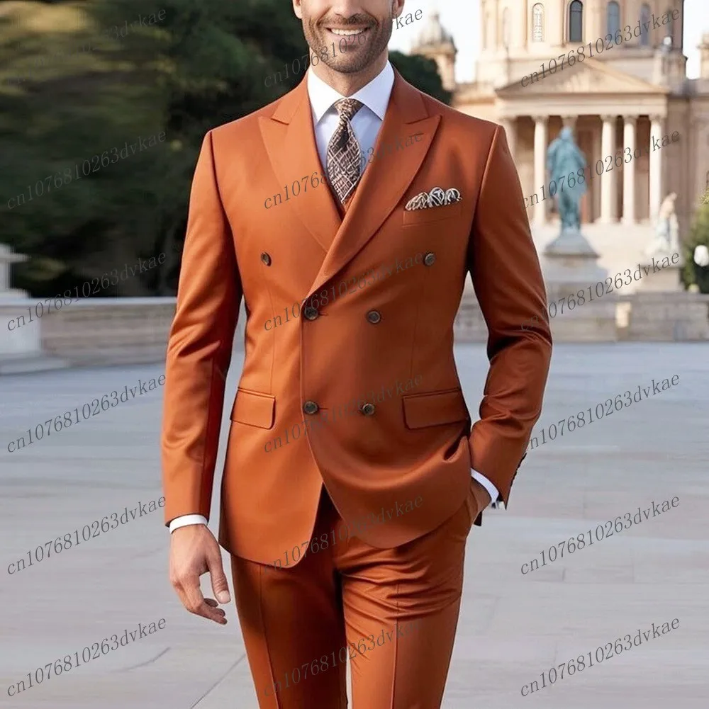 Dark Orange Fashion Business Men Suit Groom Groomsman Wedding Party Prom Male Formal Occasion Tuxedos 2 Piece Set Blazer Pants
Dark Orange Fashion Business Men Suit Groom Groomsman Wedding Party Prom Male Formal Occasion Tuxedos 2 Piece Set Blazer Pants