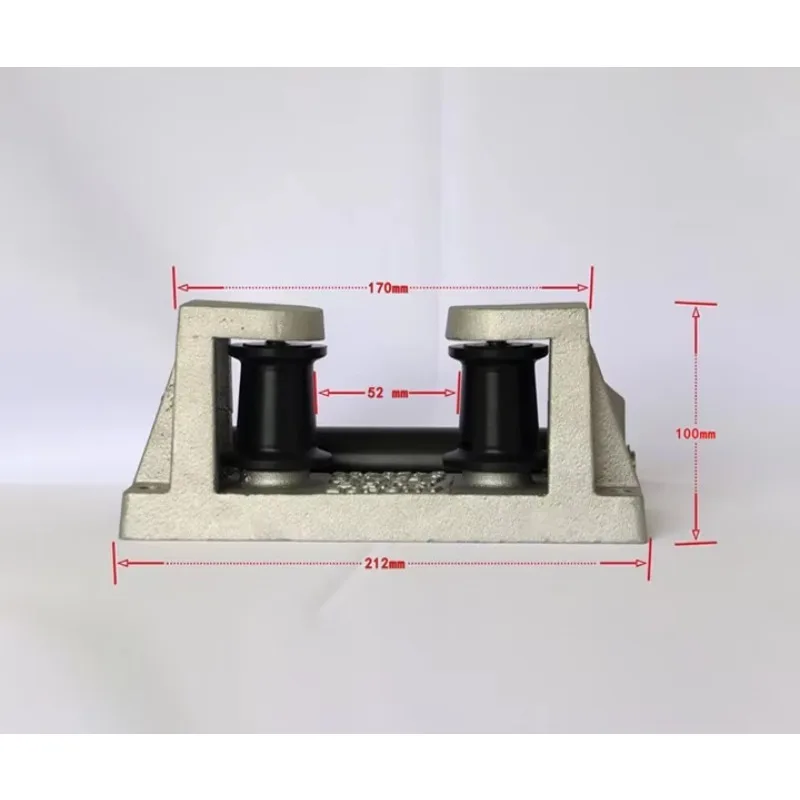 212mm Base Marine Fairlead Double Roller Mooring Fairlead Marine Hardware for Yacht Fishing Boat
212mm Base Marine Fairlead Double Roller Mooring Fairlead Marine Hardware for Yacht Fishing Boat