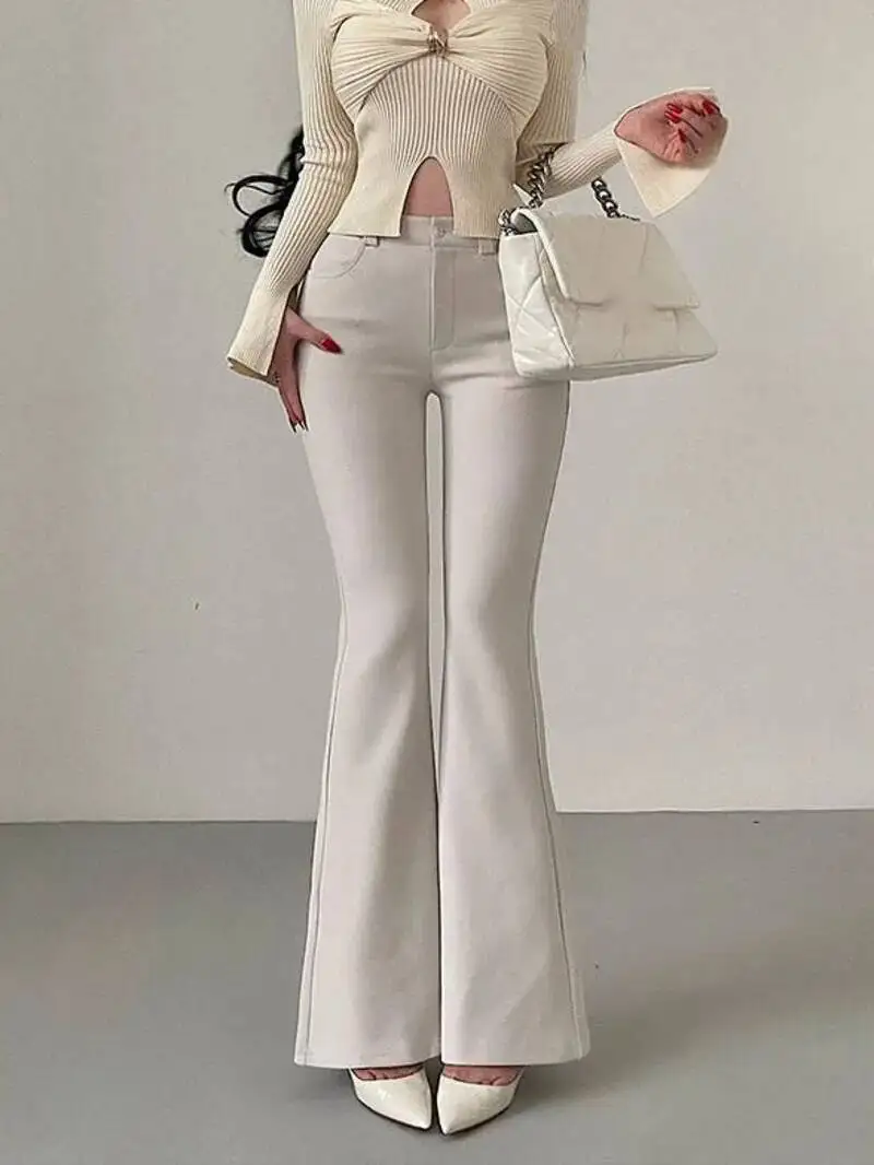 Корейские брюки в стиле Old Money с высокой талией, утягивающие, эластичные, расклешенные, повседневные, модные, сексуальные, женские, новинка 2026 года, 9MUH
Корейские брюки в стиле Old Money с высокой талией, утягивающие, эластичные, расклешенные, повседневные, модные, сексуальные, женские, новинка 2026 года, 9MUH