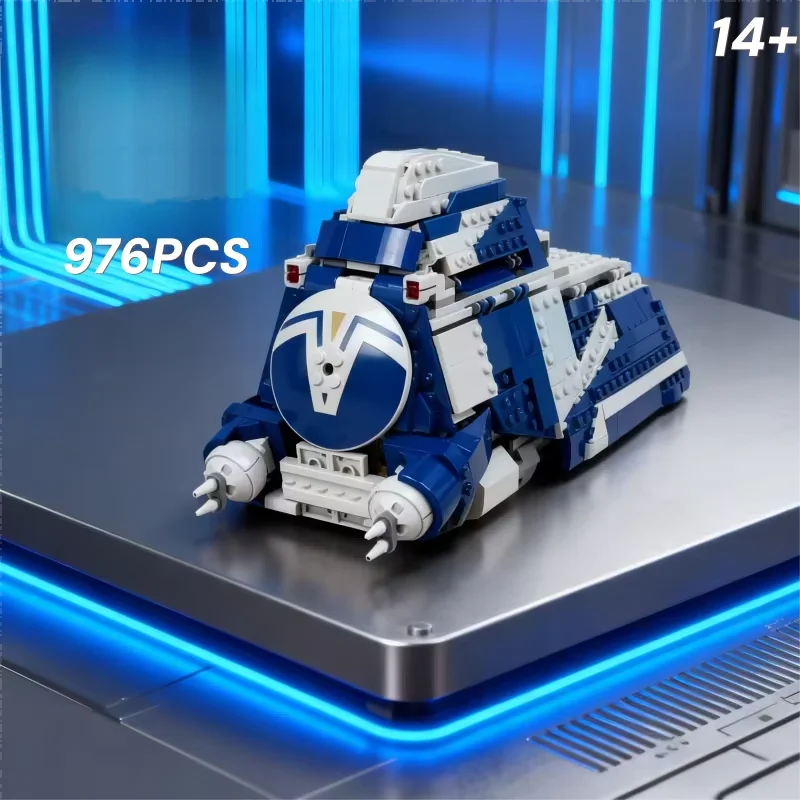 976Pcs Galaxy Series Space Combat Transport Vehicle MTT Modification Military Spaceship DIY Assembly Model Toy For Festival Gift
976Pcs Galaxy Series Space Combat Transport Vehicle MTT Modification Military Spaceship DIY Assembly Model Toy For Festival Gift
