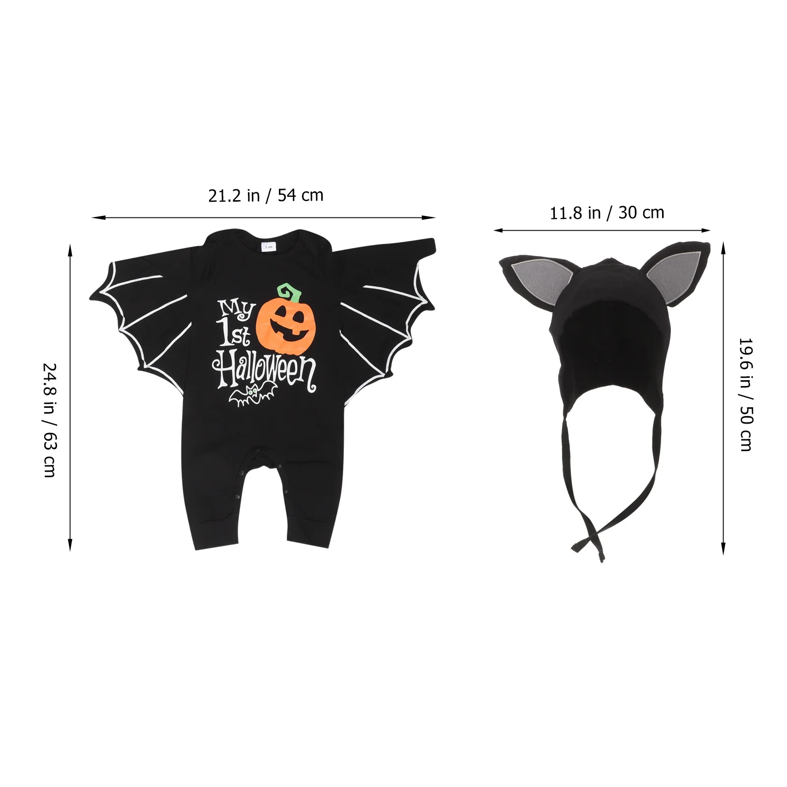 1Set Halloween Bat Sleeve Infant Girl Romper Baby Outfit Hat Comfortable Breathable Toddler Jumpsuit Baby Costume Party
1Set Halloween Bat Sleeve Infant Girl Romper Baby Outfit Hat Comfortable Breathable Toddler Jumpsuit Baby Costume Party