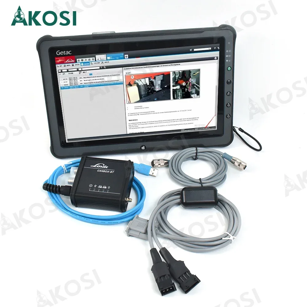 Ready to use Getac F110 tablet+for linde canbox-bt 3003652501 forklift diagnostic cable for linde bt auto scanne tools
Ready to use Getac F110 tablet+for linde canbox-bt 3003652501 forklift diagnostic cable for linde bt auto scanne tools