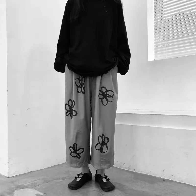 Dark Style Original Cropped Pants Women's Fashion Retro Casual Loose Wide Leg Simple Drooping Straight Pants Baggy Pants
Dark Style Original Cropped Pants Women's Fashion Retro Casual Loose Wide Leg Simple Drooping Straight Pants Baggy Pants