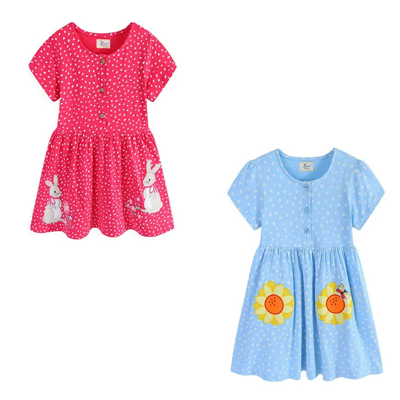 2-7T Princess Short Sleeve Dresses New Style Baby Summer Dress for Girls Animals Embroidery Fashion Children's Clothing
2-7T Princess Short Sleeve Dresses New Style Baby Summer Dress for Girls Animals Embroidery Fashion Children's Clothing
