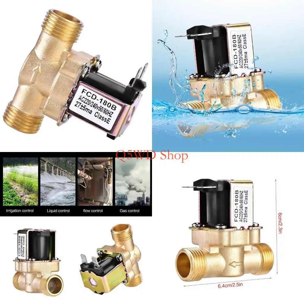 Q5WD AC220V Интегрированный соленоид крана для переключателя управления клапаном, нормально закрытый G1/2
Q5WD AC220V Интегрированный соленоид крана для переключателя управления клапаном, нормально закрытый G1/2