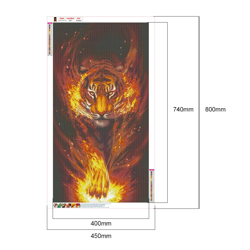 Pattern Fire Tiger Full Round Resin Rhinestone Picture DIY Kit Home Decoration
Pattern Fire Tiger Full Round Resin Rhinestone Picture DIY Kit Home Decoration