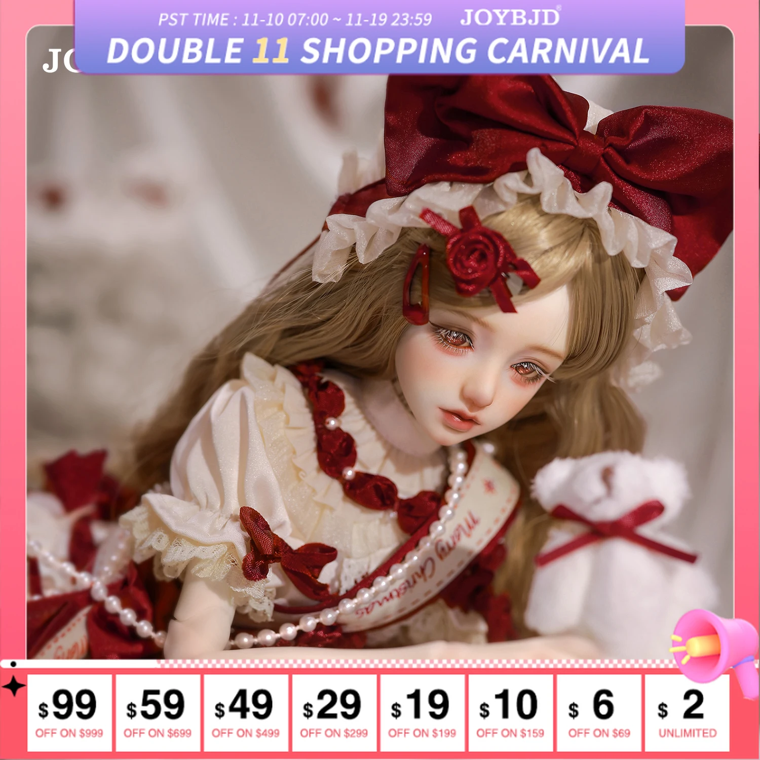 JOYBJD Lvy 1/4 BJD Полный комплект B Фэнтези Эльф Кукла Европейский Средневековый Стиль Лолиты Топ Студенческое Красное Платье Полный Рождественский Подарок
JOYBJD Lvy 1/4 BJD Полный комплект B Фэнтези Эльф Кукла Европейский Средневековый Стиль Лолиты Топ Студенческое Красное Платье Полный Рождественский Подарок