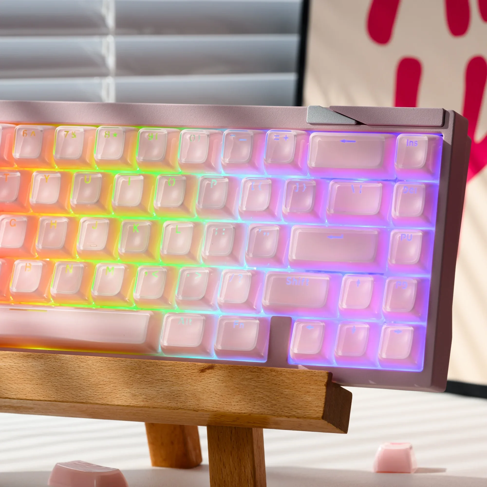 QBYI Shine Through Jelly Keycaps OEM Profile Translucent Key Caps Set for Cherry MX Mechanical Keyboard 136 Keys
QBYI Shine Through Jelly Keycaps OEM Profile Translucent Key Caps Set for Cherry MX Mechanical Keyboard 136 Keys