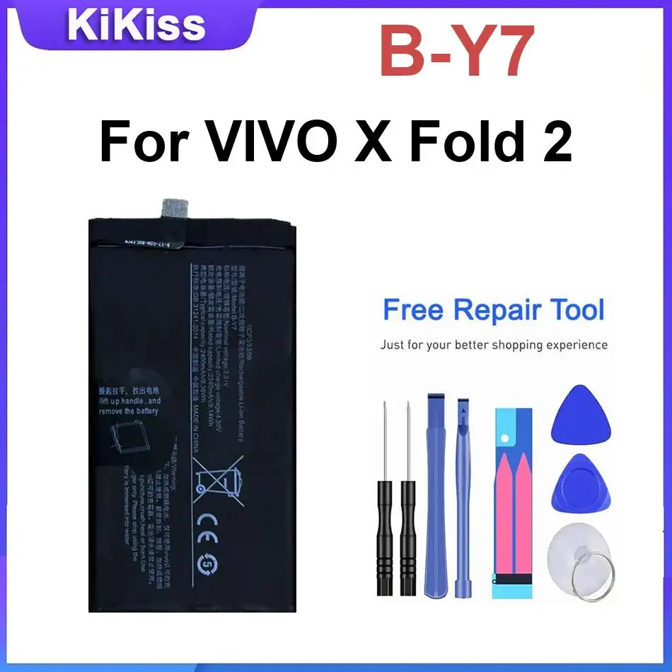 Li-ion Polymer Batteries B-Y7 For VIVO X Fold 2 ,with Full Tool Kits
Li-ion Polymer Batteries B-Y7 For VIVO X Fold 2 ,with Full Tool Kits