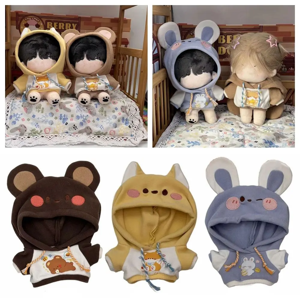 Gift Multicolor Doll Clothes 3D Ears&Tail 20CM Color Match Hoodies Changing Dressing Game Cosplay Animal Ear Sweather Toy
Gift Multicolor Doll Clothes 3D Ears&Tail 20CM Color Match Hoodies Changing Dressing Game Cosplay Animal Ear Sweather Toy