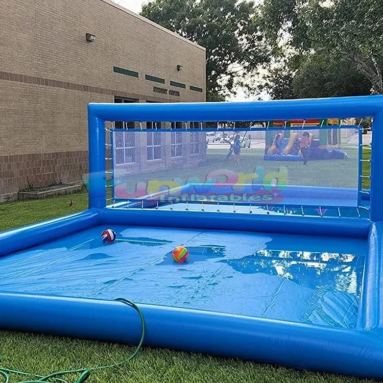 Commercial inflatable volleyball court pool outdoor swimming ball game water play volleyball pool for backyard party
Commercial inflatable volleyball court pool outdoor swimming ball game water play volleyball pool for backyard party