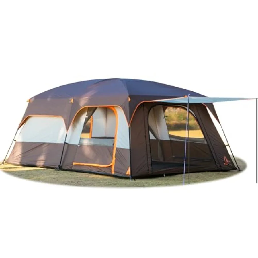 Extra Large Tent 10-12-14 Person Family Cabin Tent with 2 Rooms 3 Doors 3 Windows Mesh Straight Wall Waterproof Double Layer Bi
Extra Large Tent 10-12-14 Person Family Cabin Tent with 2 Rooms 3 Doors 3 Windows Mesh Straight Wall Waterproof Double Layer Bi