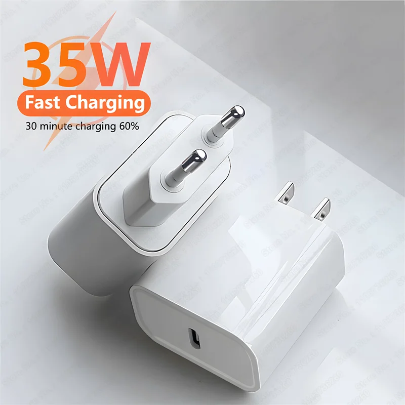Зарядное устройство PD, 35 Вт, USB C, быстрая зарядка для iPhone 15 14 Pro Max Samsung S24 S23 Ultra Xiaomi Huawei, быстрая зарядка, аксессуары
Зарядное устройство PD, 35 Вт, USB C, быстрая зарядка для iPhone 15 14 Pro Max Samsung S24 S23 Ultra Xiaomi Huawei, быстрая зарядка, аксессуары