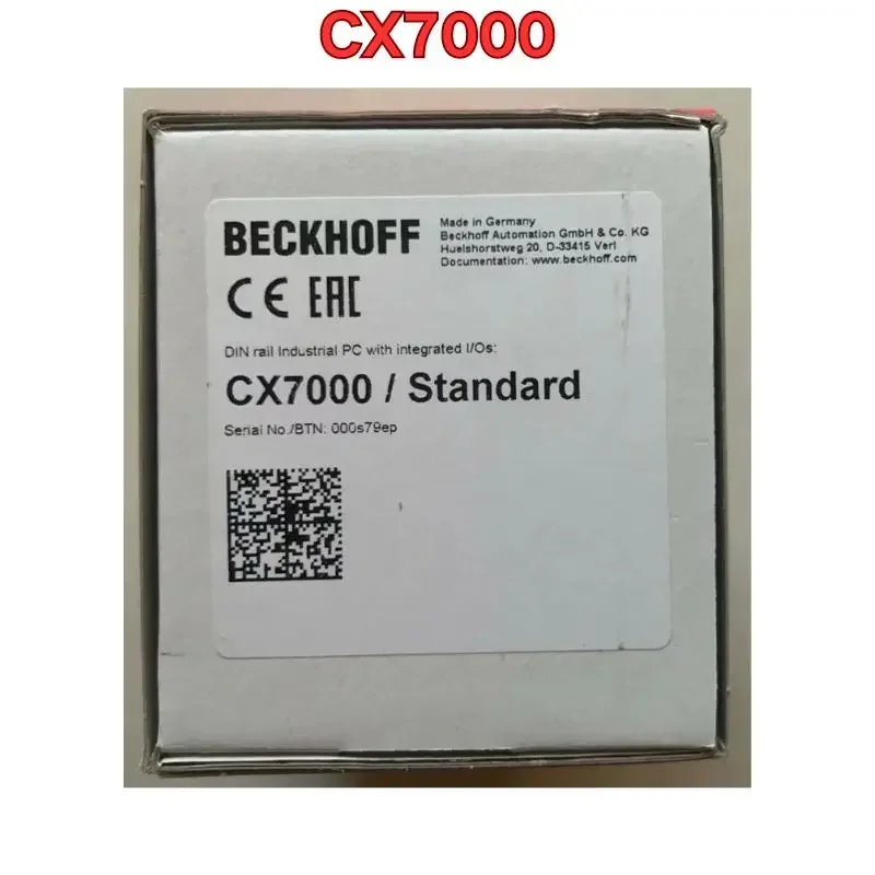 New PLC module CX7000
New PLC module CX7000