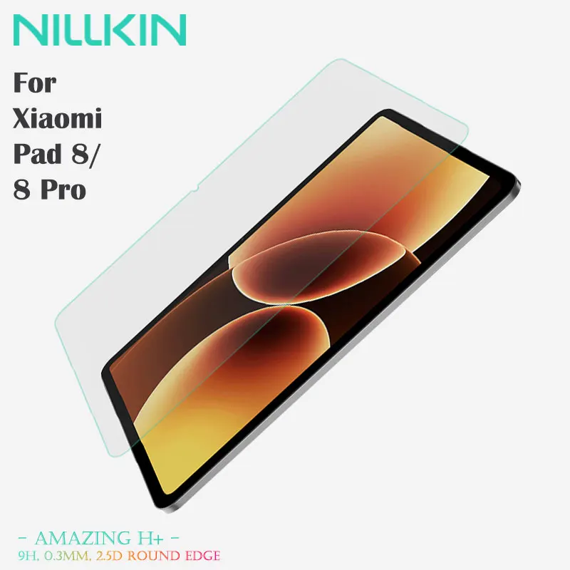 NILLKIN Tempered Glass Screen Protector for Xiaomi Pad 8/8 Pro, 9H Hardness, Anti-Glare, Ultra-Thin HD Film, 2.5D Edging Craft
NILLKIN Tempered Glass Screen Protector for Xiaomi Pad 8/8 Pro, 9H Hardness, Anti-Glare, Ultra-Thin HD Film, 2.5D Edging Craft