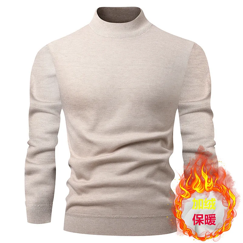 Men's Half-turtleneck Sweater New Pullover Long-Sleeved Knitwear Men's latest model
Men's Half-turtleneck Sweater New Pullover Long-Sleeved Knitwear Men's latest model