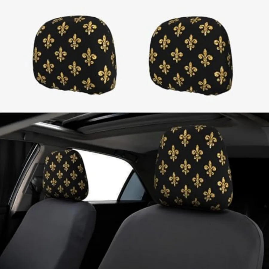 2 Pcs Car Seat Headrest Cover, Printed Glitter Head Rest Cover Car Accessories, Elastic Washable Headrest Protector Universal F
2 Pcs Car Seat Headrest Cover, Printed Glitter Head Rest Cover Car Accessories, Elastic Washable Headrest Protector Universal F