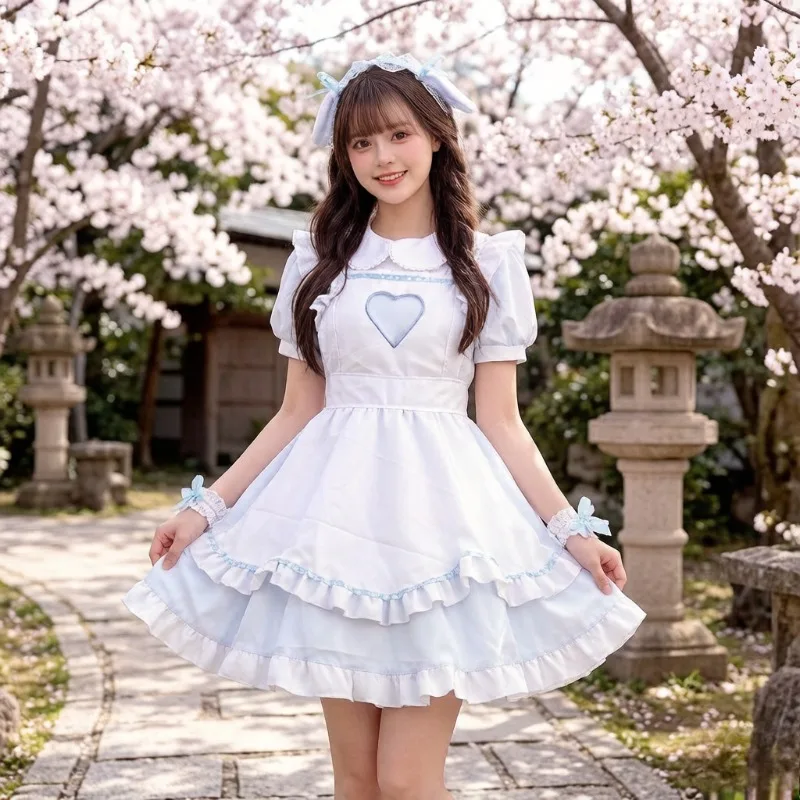 Cute Hollow Heart Rabbit Lolita Maid Outfit, Lace Cosplay Costume, Plus Size Hollow Design, Stage Party Role Play Fashion Dress
Cute Hollow Heart Rabbit Lolita Maid Outfit, Lace Cosplay Costume, Plus Size Hollow Design, Stage Party Role Play Fashion Dress
