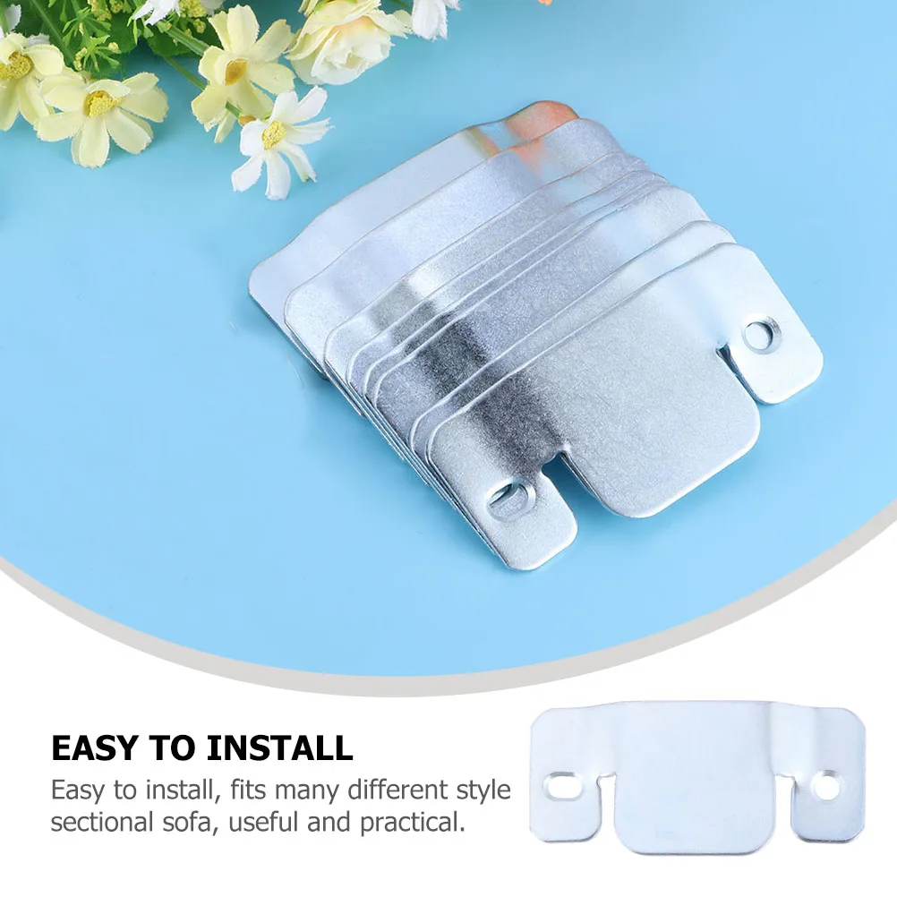 8pcs Sofa Connector Brackets Sectional Connectors Couch Parts Metal Clips Furniture Adjust Practical Easy Install
8pcs Sofa Connector Brackets Sectional Connectors Couch Parts Metal Clips Furniture Adjust Practical Easy Install