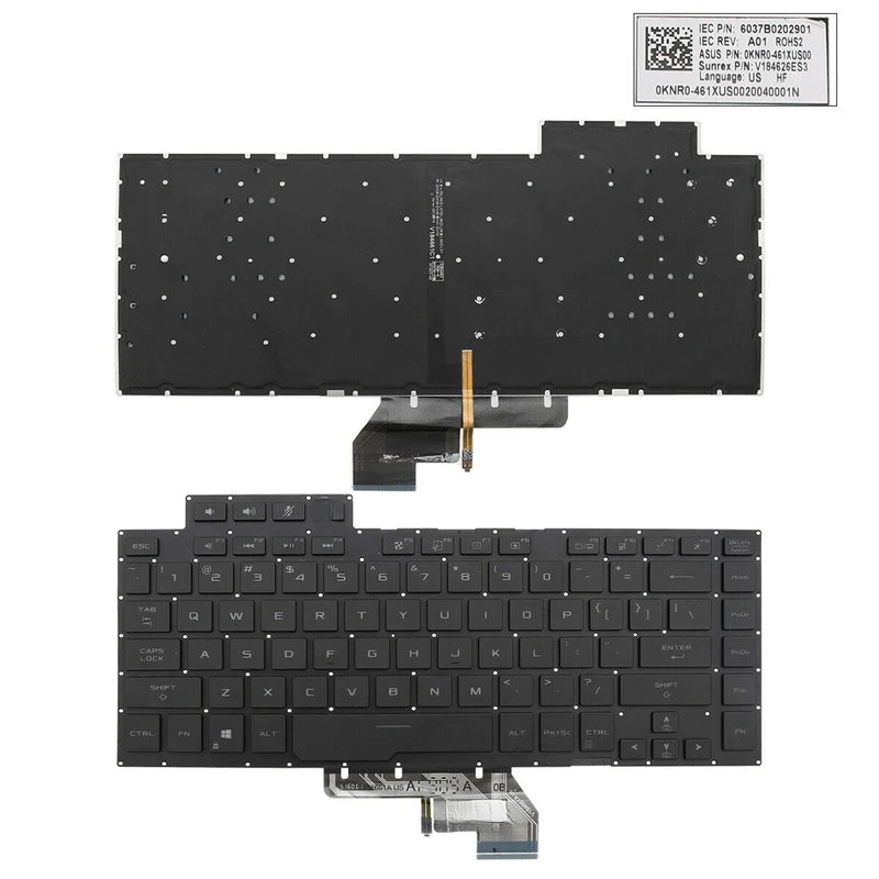YY+New For ASUS ROG GU502LU GU502DU GU502LV GU502LW Laptop US Backlit keyboard
YY+New For ASUS ROG GU502LU GU502DU GU502LV GU502LW Laptop US Backlit keyboard
