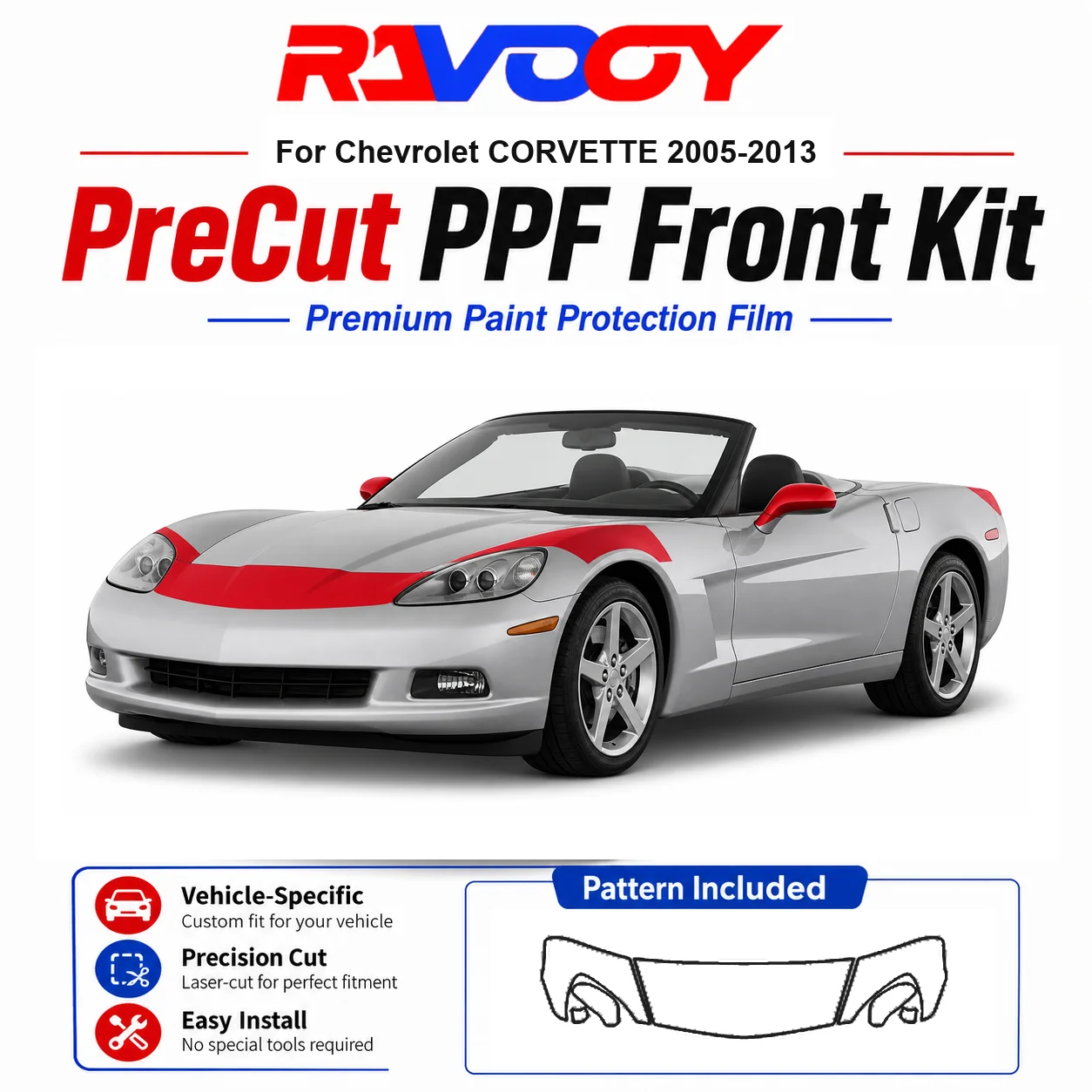 8.5mil TPU Precut PPF Kit For 2025-2026 Acura ADX - Hood, Partial Fenders & Full Mirror Set - Self-Healing Gloss Clear Bra Film
8.5mil TPU Precut PPF Kit For 2025-2026 Acura ADX - Hood, Partial Fenders & Full Mirror Set - Self-Healing Gloss Clear Bra Film