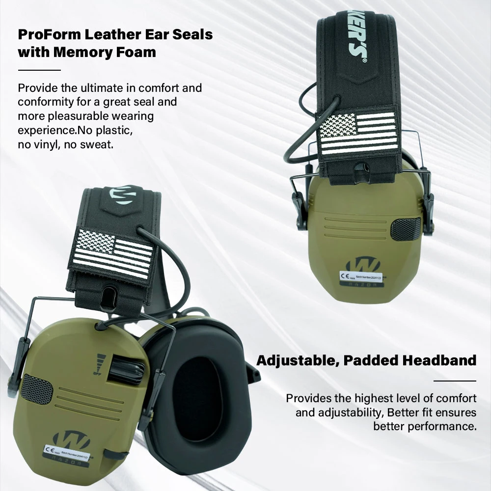 Head-mounted sport noise-cancelling headphones Electronic protective earmuffs elastic sound amplifier big game earplugs.
Head-mounted sport noise-cancelling headphones Electronic protective earmuffs elastic sound amplifier big game earplugs.