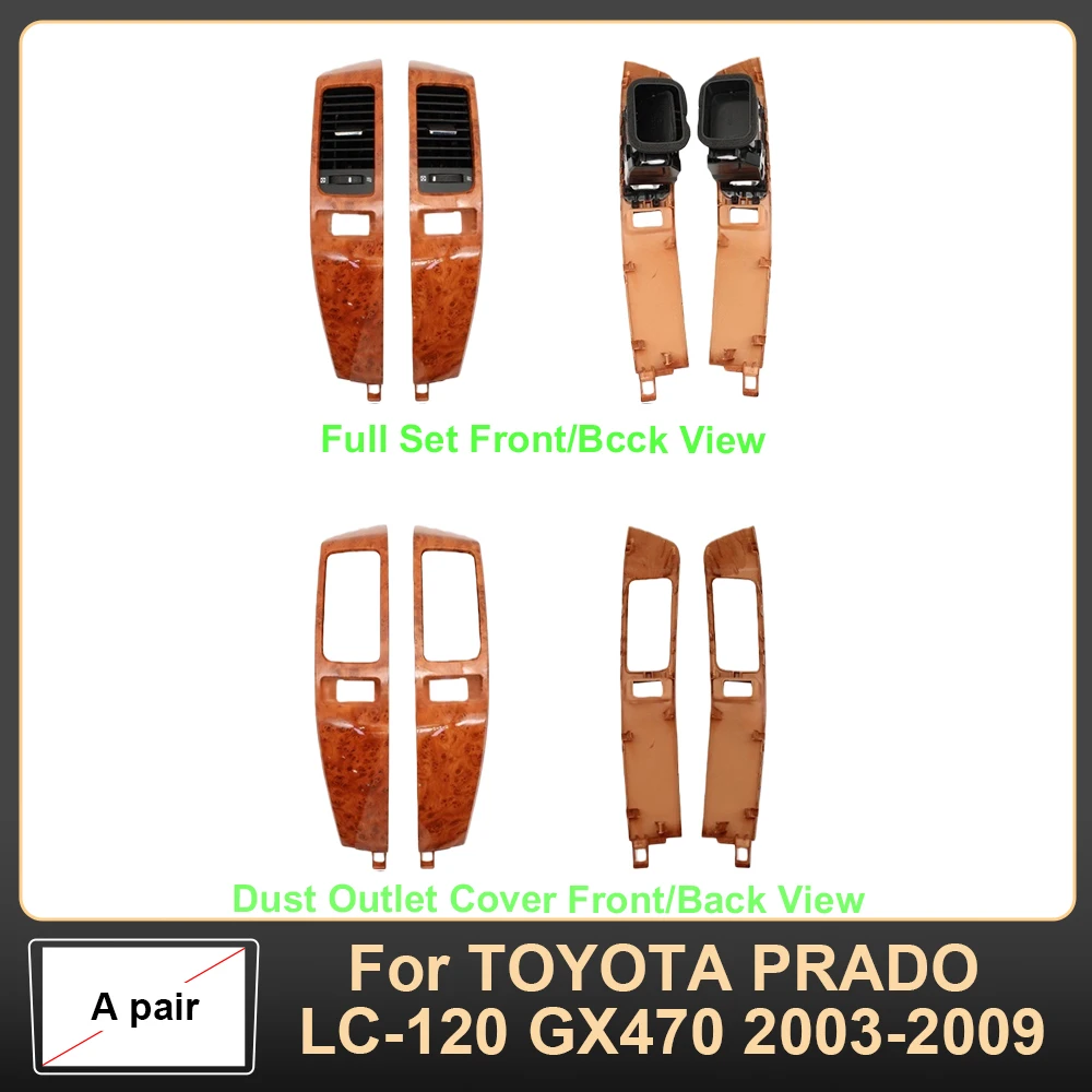For TOYOTA PRADO LC-120 GX470 2003 2004 2005 2006 2007 2008 2009 Air Conditioning Outlet Rear Seat Anti Dust Outlet Cover
For TOYOTA PRADO LC-120 GX470 2003 2004 2005 2006 2007 2008 2009 Air Conditioning Outlet Rear Seat Anti Dust Outlet Cover