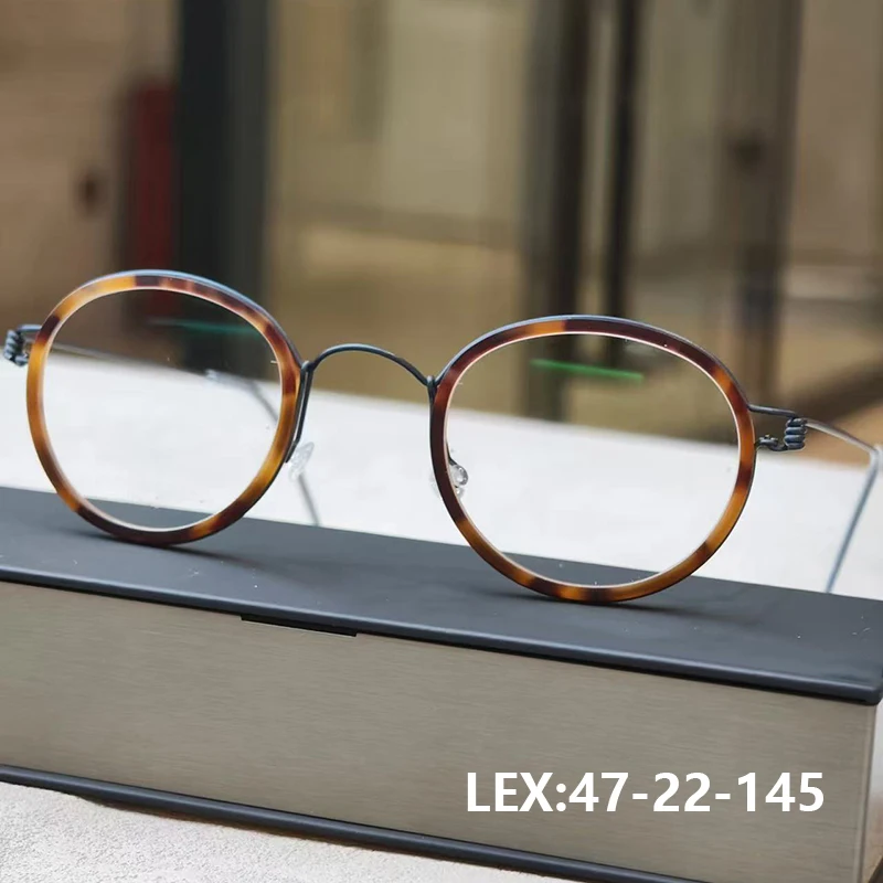 Denmark Brand Vintage Men Round Glasses Frame LEX Titanium Acetate Ultralight Women Eyeglasses Handmade Optical Spectacle Gafas
Denmark Brand Vintage Men Round Glasses Frame LEX Titanium Acetate Ultralight Women Eyeglasses Handmade Optical Spectacle Gafas