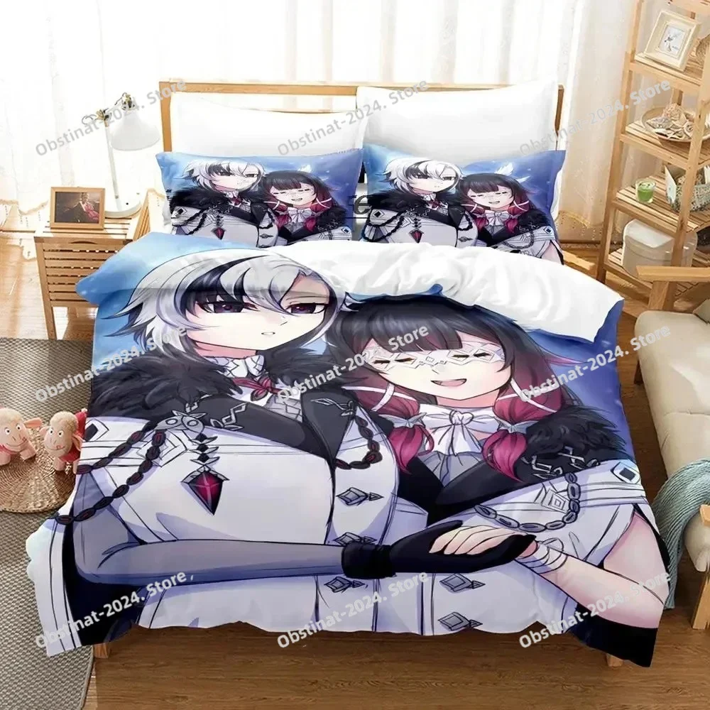 Genshin Impact Columbina Bedding Set Single Twin Full Queen King Size Aldult Duvetcover Kawaii Bed Sets for Boys Bedroom
Genshin Impact Columbina Bedding Set Single Twin Full Queen King Size Aldult Duvetcover Kawaii Bed Sets for Boys Bedroom