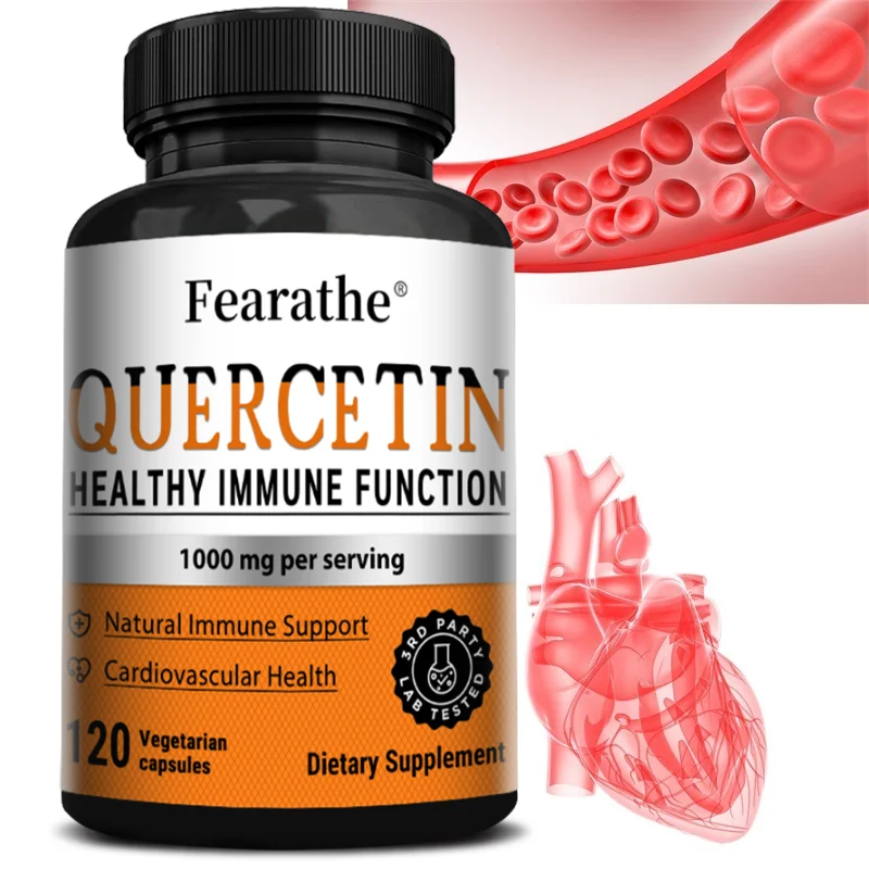 Quercetin Capsules 1000mg , Natural Antioxidant Supplement, Support Immune, Cardiovascular, Respiratory & Overall Body Wellness
Quercetin Capsules 1000mg , Natural Antioxidant Supplement, Support Immune, Cardiovascular, Respiratory & Overall Body Wellness