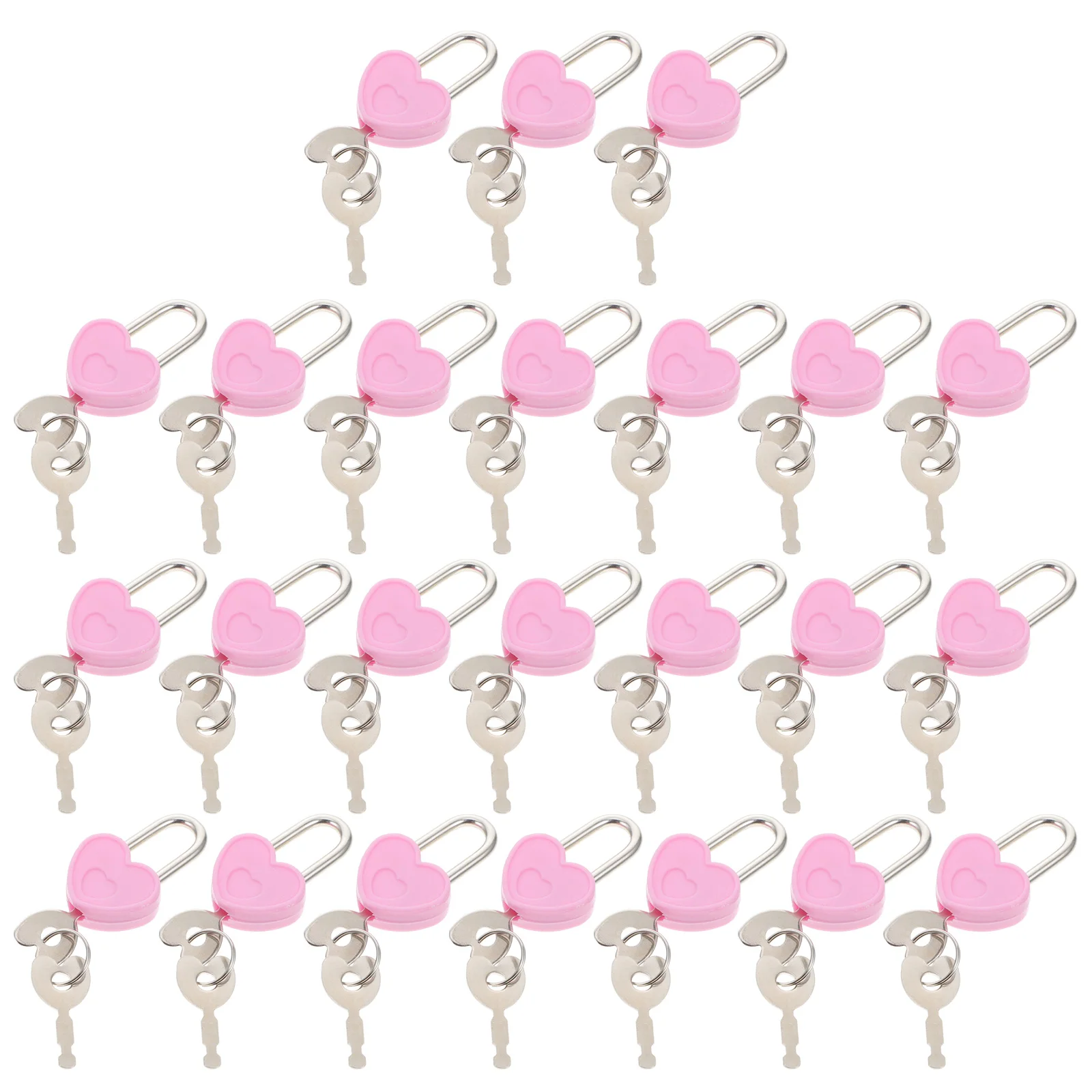 24 Pcs Vintage Style Heart Shaped Padlock Mini Lock With 2 Keys Plastic Alloy For Jewelry Box Diary Security Door Hardware Locks
24 Pcs Vintage Style Heart Shaped Padlock Mini Lock With 2 Keys Plastic Alloy For Jewelry Box Diary Security Door Hardware Locks