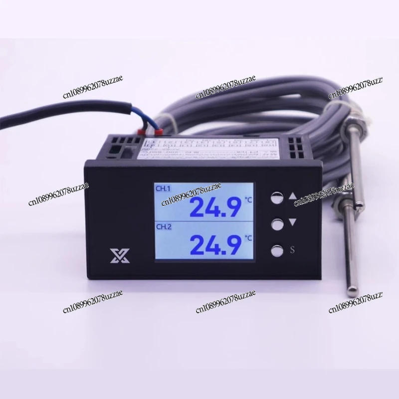Multi-channel Display Two-channel Digital Thermometer 2-loop Industrial Inspection Instrument PT100 Thermal Resistance
Multi-channel Display Two-channel Digital Thermometer 2-loop Industrial Inspection Instrument PT100 Thermal Resistance