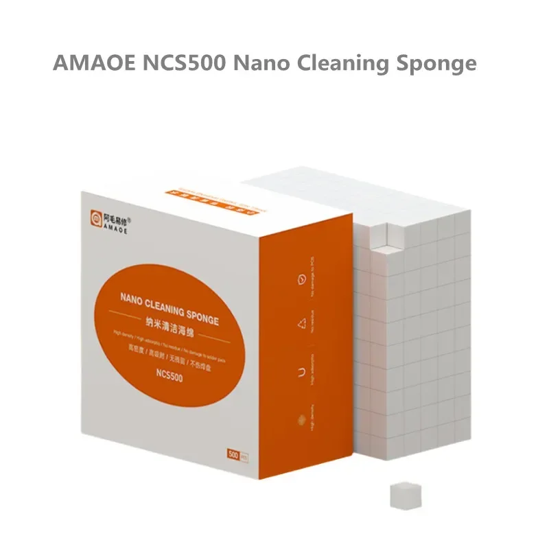 Нано-губка для чистки AMAOE NCS500, 500 шт., не повреждает припой, задняя крышка экрана, объектива камеры, инструмент для удаления пыли на материнской плате
Нано-губка для чистки AMAOE NCS500, 500 шт., не повреждает припой, задняя крышка экрана, объектива камеры, инструмент для удаления пыли на материнской плате