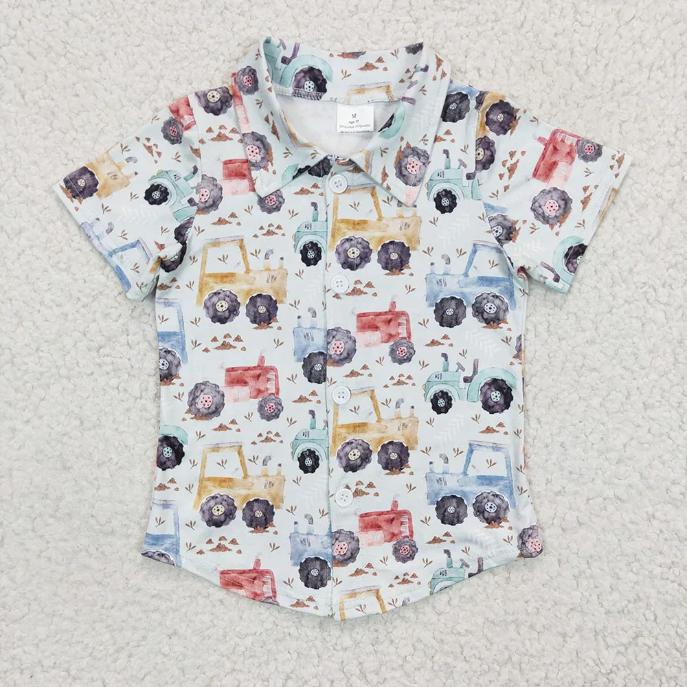 z1125-05 BT0137 Toddler baby boys clothes Engineering Car Short-sleeved Shirt Spring Cute Button Top Summer Boutique tshirts
z1125-05 BT0137 Toddler baby boys clothes Engineering Car Short-sleeved Shirt Spring Cute Button Top Summer Boutique tshirts