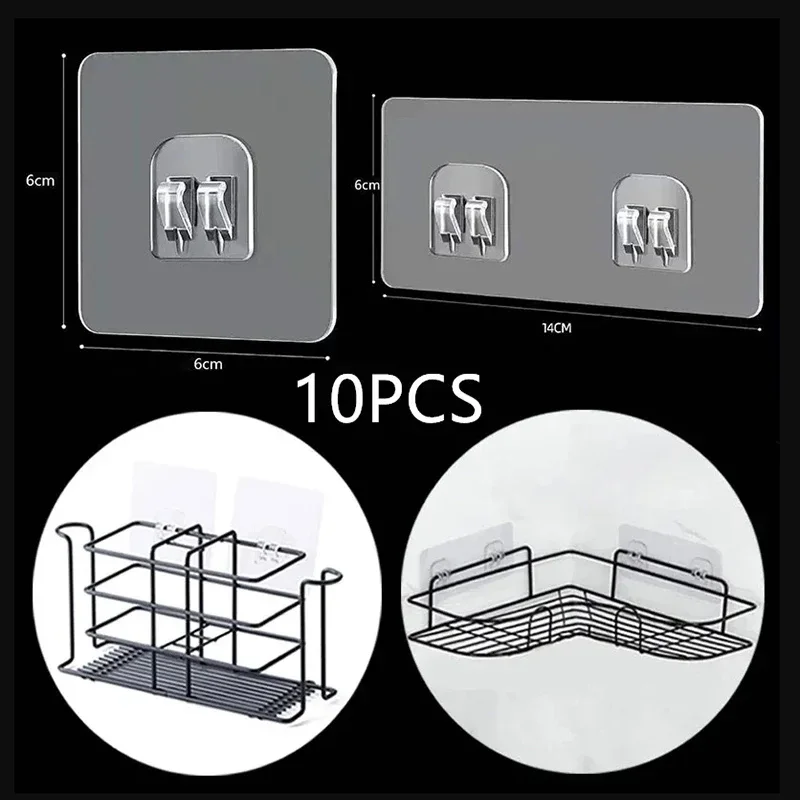 10-50pcs Transparent Self Adhesive Hooks Hanging Holder Shelf Hook for Kitchen Bathroom Wall Storage Rack Fixing Sticker Gadgets
10-50pcs Transparent Self Adhesive Hooks Hanging Holder Shelf Hook for Kitchen Bathroom Wall Storage Rack Fixing Sticker Gadgets