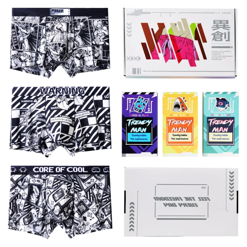 3pcs Original Printed Men Underwears Summer Thin Breathable Boxer Shorts Ice Silk Seamless Summer Shorts Male Panties Boxers
3pcs Original Printed Men Underwears Summer Thin Breathable Boxer Shorts Ice Silk Seamless Summer Shorts Male Panties Boxers