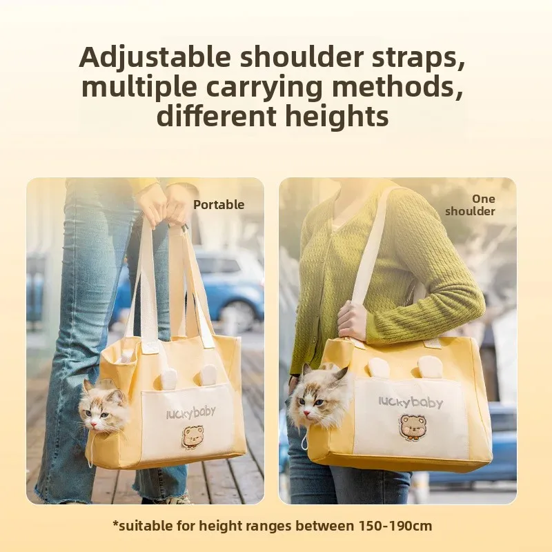 Портативная дорожная сумка через плечо для собак, регулируемая большая вместительная дышащая сумка-тоут для кошек
Портативная дорожная сумка через плечо для собак, регулируемая большая вместительная дышащая сумка-тоут для кошек